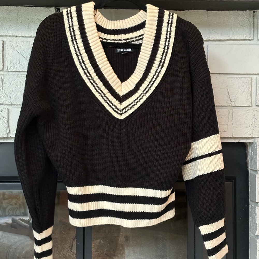 Steve Madden private school sweater